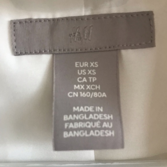 BNWOT - H&M cropped tuxedo blazer never worn - Picture 9 of 9